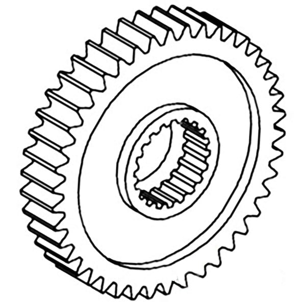 Aftermarket Constant Mesh Transmission Gear Fits Massey Ferguson 135 165 175 235 245 1862422M1 - main